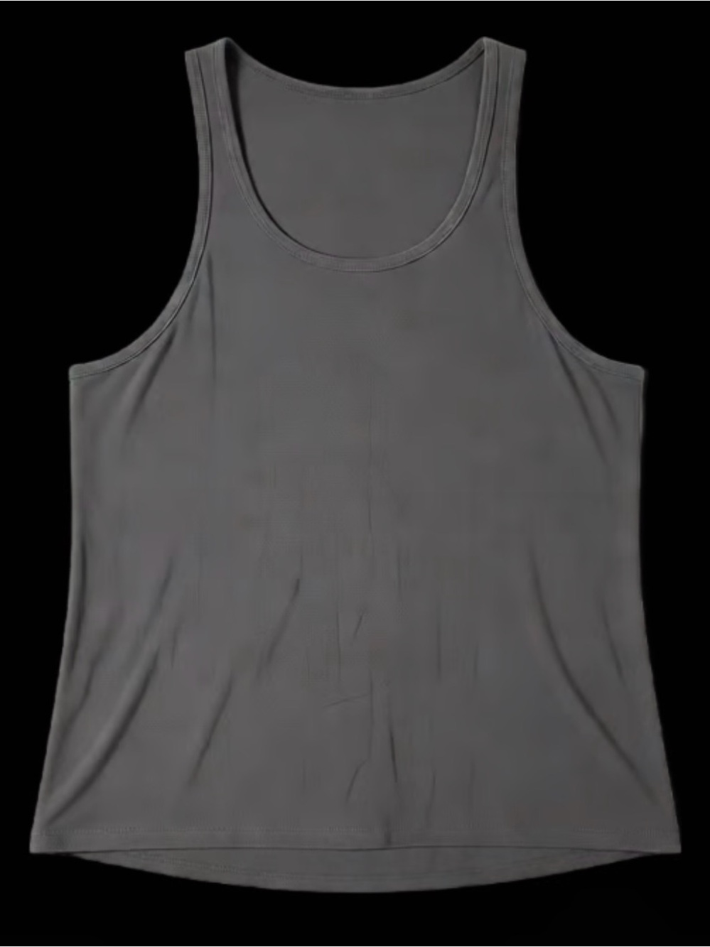 Everyday Scoop Neck Tank Top - Charcoal Gray